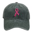 thumbnail image 1 of Women's Baseball Cap Soft Washed Ribbon Embroidered Adjustable Unisex Baseball Cap Trucker Hats Women Gray, 1 of 5