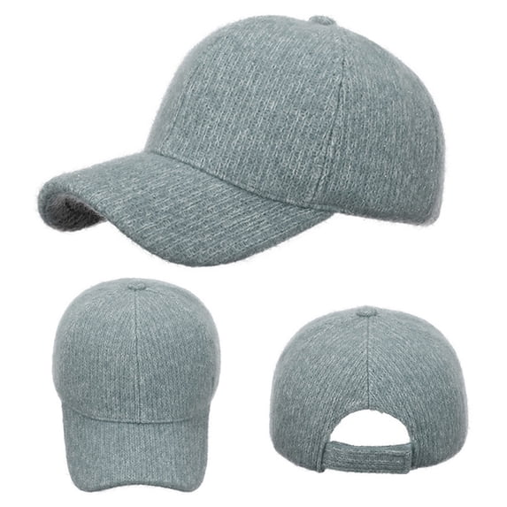 Women's Baseball Caps Fashion Women Men Sport Solid Color Keep Warm Knitting Beach Baseball Cap Hip Hop Hat Sun Hat Women's Accessories
