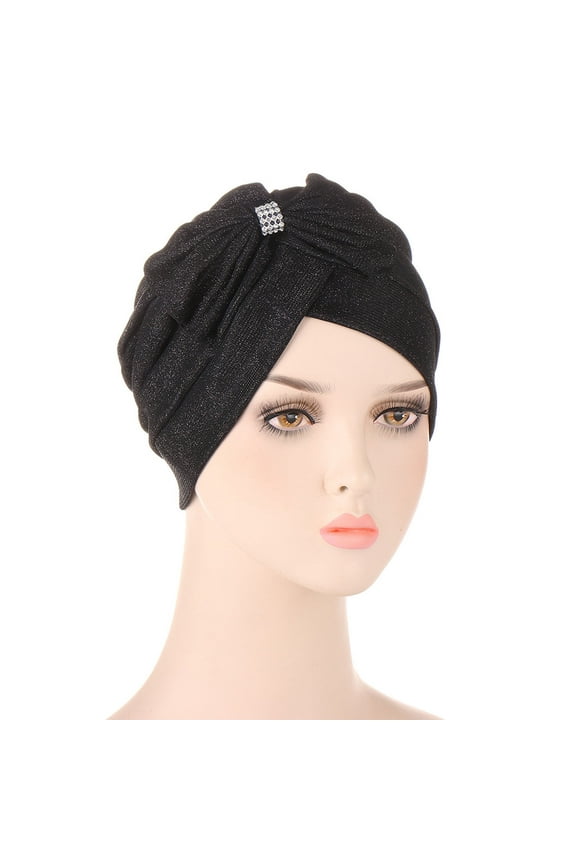 Women's Baseball Caps Women Muslim Turban Hatbow Hair Bonnet Head Scarf Wrap Cover Women's Accessories Baseball Caps