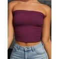 thumbnail image 1 of Women's Basic Casual Strapless Backless Bandeau Bra Tube Top, 1 of 5