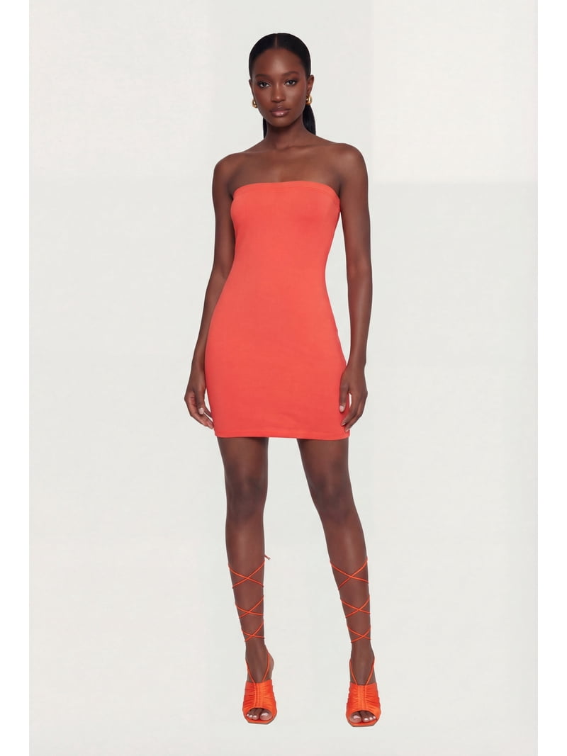 red mini tube dress Strapless - Off Center Slit | Mable paid sick days Rainbow Women's Basic Mini Tube