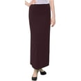 thumbnail image 1 of Women's Basic Modest 37" Ankle Length Long Stretch Knit Straight Skirt, 1 of 10