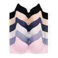 thumbnail image 1 of Women's Basic Plain Bras Packs of 6 - Various Styles 32B, 208, 1 of 3