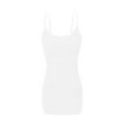 thumbnail image 1 of Women's Basic Solid Camisole Adjustable Strap Long Layering Tank Top Plus XL/2XL/3XL, 1 of 5