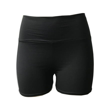 Women's Basic Solid Premium Cotton High Rise Bike Shorts