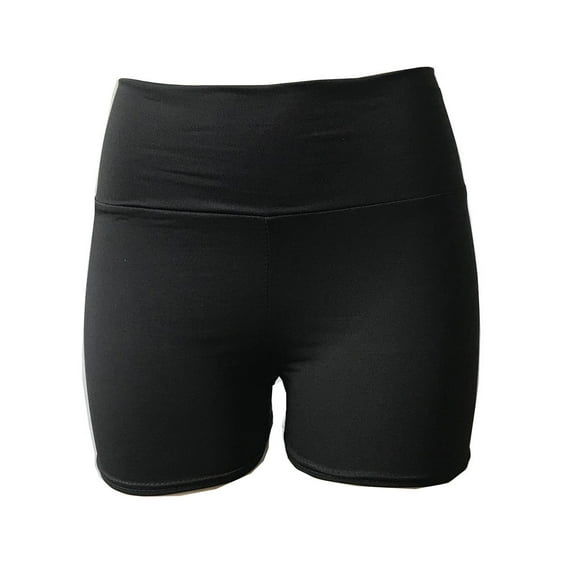 Women's Basic Solid Premium Cotton High Rise Bike Shorts