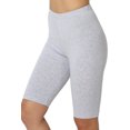 thumbnail image 1 of Women's Basic Stretch Cotton Span High Waist Above Knee Bermuda Short Leggings, 1 of 7