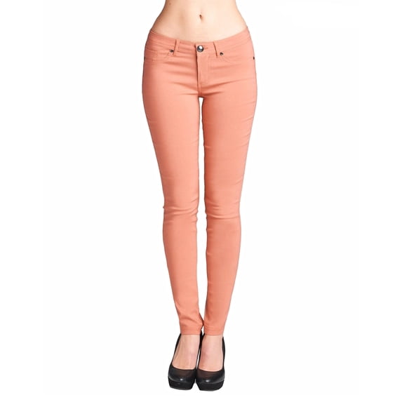 Women's Basic Stretch Spandex Solid Color Comfy Skinny Jeggings Pants-Plus Size Available (FAST & FREE SHIPPING)