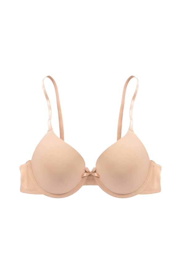 Women's Basic T-Shirt Bra Full Coverage Underwire Contour Bras Lightly Adjustable Straps Comfort Bralettes