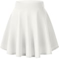 thumbnail image 1 of Women's Basic Versatile Stretchy Flared Casual Mini Skater Skirt, 1 of 9