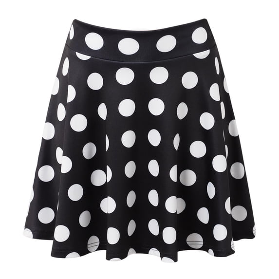 Women's Basic Versatile Stretchy Flared Skirt Stretchy Summer Short Skirt for Women (OTHER1 L)