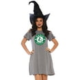 thumbnail image 1 of Women's Basic Witch Halloween Dress, Grey, Small, 1 of 3