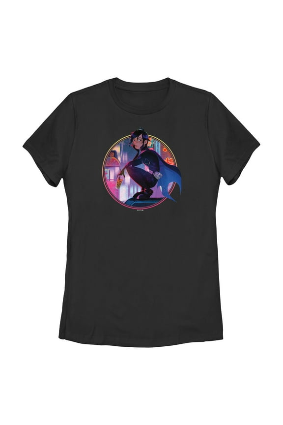 Women's Batman Batgirl City Crouch Graphic T-Shirt
