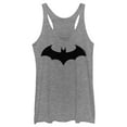 thumbnail image 1 of Women's Batman Logo Classic  Racerback Tank Top Gray Heather Medium, 1 of 3