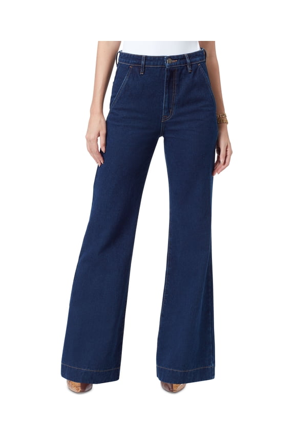Women's Bay High Rise Flared-Leg Trouser Jeans ATLANTIC 27