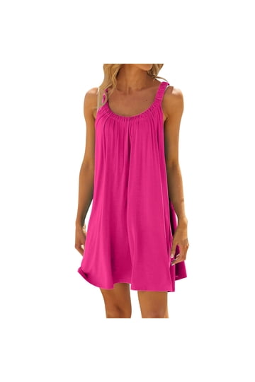 Hot Pink Dresses Women