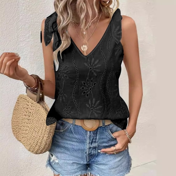 Women's Beach Fashion Tank Fashion Women's Summer-Neck Sleeveless Solid Casual Tank Top Blouse Lightweight Solid Color Camisole for Women Daily Comfort Wear Casual Daily Outfit