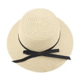thumbnail image 1 of Women's Beach Hat Portable Packable Roll Up Wide Brim Sun Visor UV Protection Floppy Crushable Straw Beach Hat Bonnet Beach Cap Sun Hat for Women Ladies New, 1 of 10
