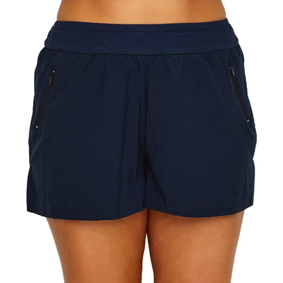 Women's Beach House Woman HW58102 Plus Paloma Beach April Stretch Woven Swim Short (Admiral 16W)