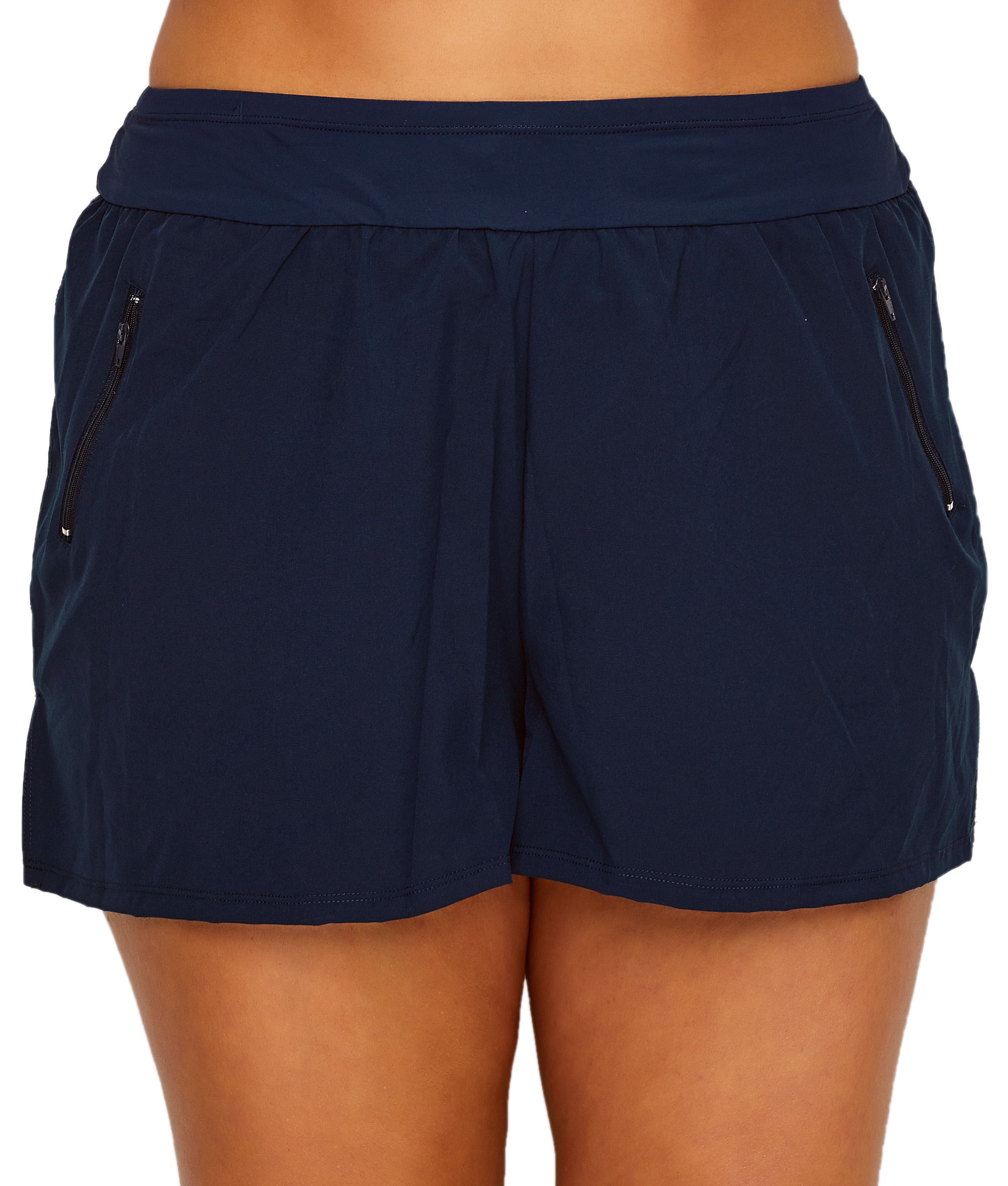 Women's Beach House Woman HW58102 Plus Paloma Beach April Stretch Woven Swim Short (Admiral 18W)