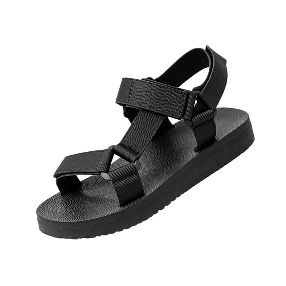 Women's Beach Sandals Summer Light Platform Open Toe Casual Shoes Outdoor Walking Anti Slip Sports Sandals, 39