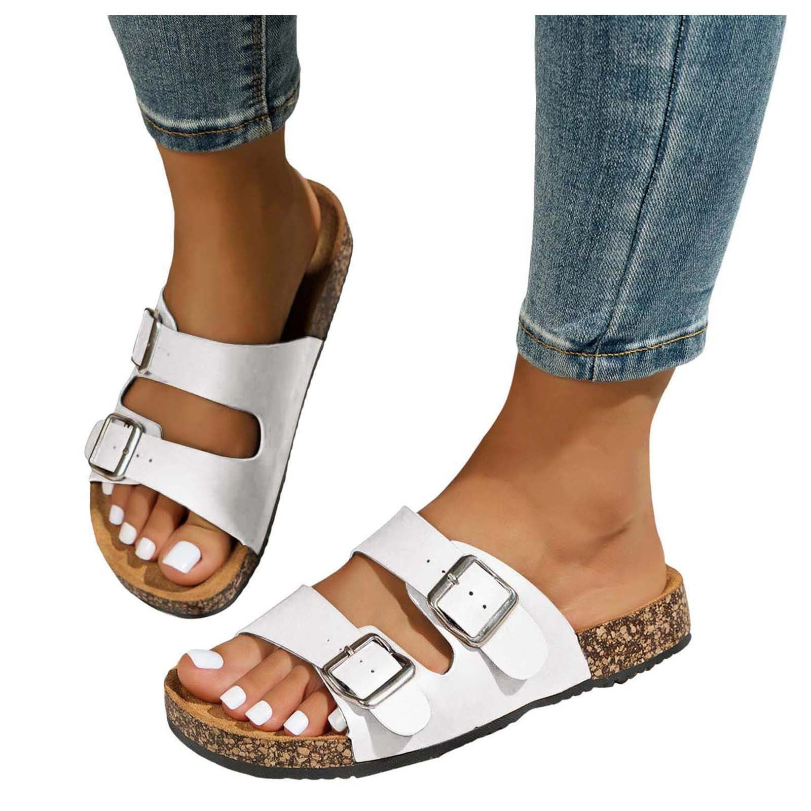 Women Braided Shoes Linen Slip-On Beach Series Casual Sandals