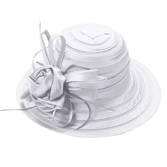 Women's Beach Sun Hat - Fashion Flower Print Fisherman Hat, Polyester Material, One Size Fits Most with 56-58cm Circumference