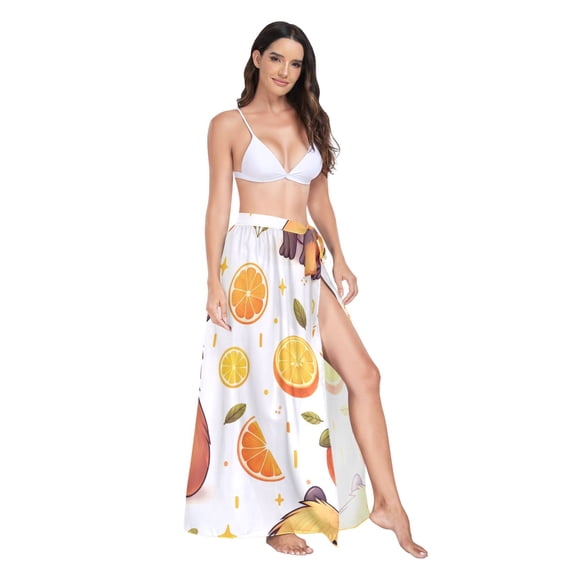 Women's Beach Swimsuit Cover Ups Bathing Suit Coverups Bikini Wrap Dress for Swimwear Funny Baby Capybaras