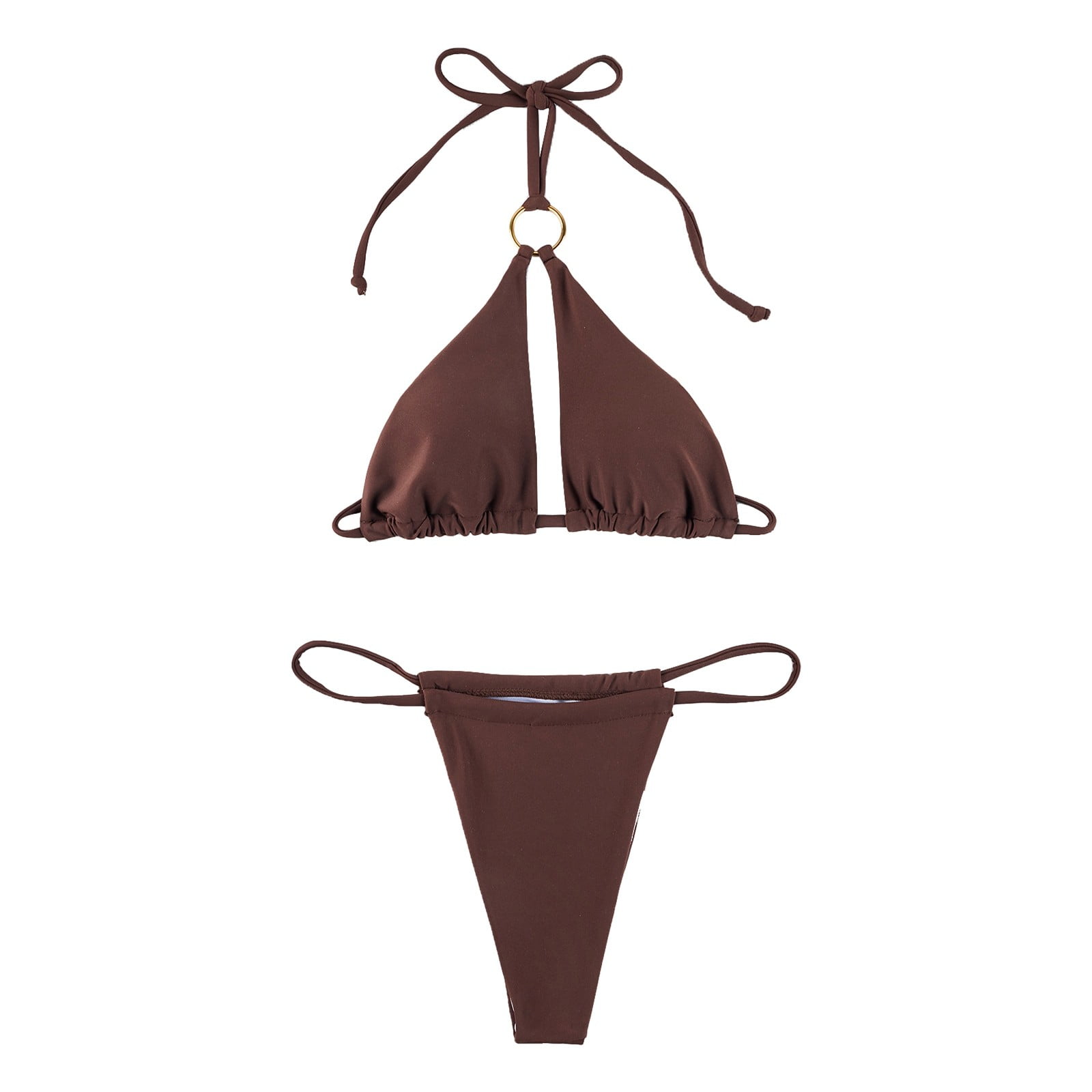 Women's Beach Swimwears Tankinis Stripe Print Solid Color Separate