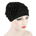 thumbnail image 1 of Women's Beanies, Cancer Patient Hair Loss Turbans Headwear Side Flowers Hat, 1 of 7