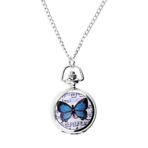 Women''s Beautiful Alloy Chain Pocket Watch