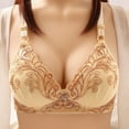 thumbnail image 1 of Women's Beautifully Embroidered Floral Bra Push Up Pair Support Comfort Bra Thin Fashion Small Bra Women Sports Bras for Women One Shoulder Packs of Bras Sports Bra Girls Sports Bras Padded Comfort, 1 of 2