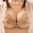 thumbnail image 1 of Women's Beautifully Embroidered Floral Bra Push Up Pair Support Comfort Bra Thin Fashion Small Bra Women Sports Bras for Women One Shoulder Packs of Bras Sports Bra Girls Sports Bras Padded Comfort, 1 of 2