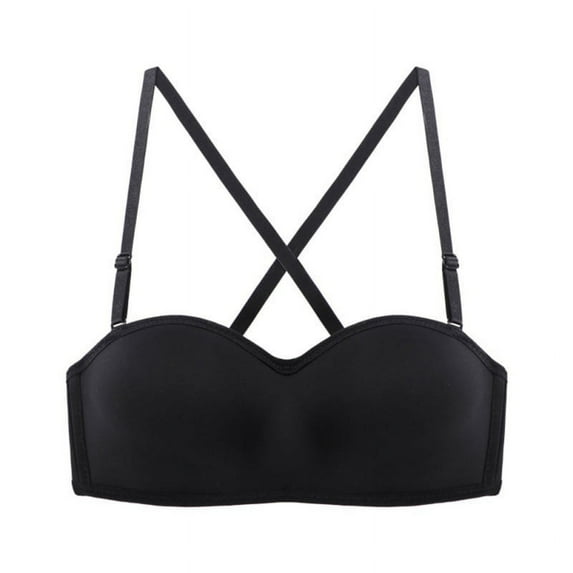 Women's Beauty Back Smoothing Wirefree Invisible Spaghetti Strap Bra