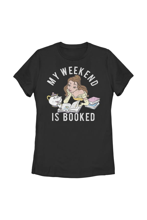 Women's Beauty and the Beast Weekend Booked Graphic T-Shirt