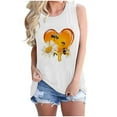 thumbnail image 1 of Women‘s Bee Day Tank Tops Fashion Summer Bee Graphic T Shirts Crewneck Sleeveless Camisole Teen Girls Dressy Casual Blouses Going Out Basic Tees Beach Vacation Vests Clothes, 1 of 4