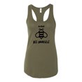 thumbnail image 1 of Women's Bee Yourself Ladies Racerback Tank Top-Military Green-medium, 1 of 4