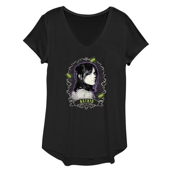 Women's Beetlejuice Beetlejuice Astrid Frame Graphic T-Shirt