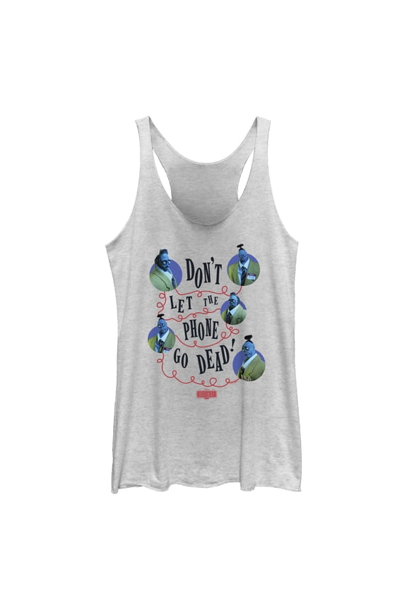 Women's Beetlejuice Beetlejuice Bob Don't Let the Phone Go Dead Racerback Tank Top