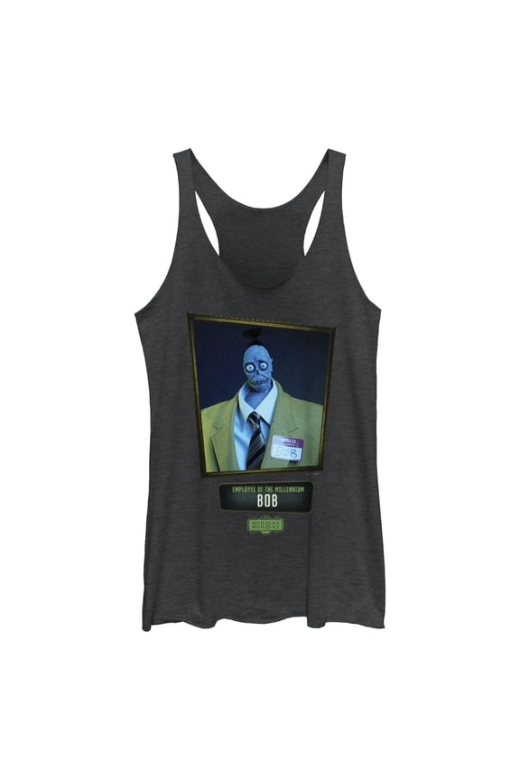 Women's Beetlejuice Beetlejuice Bob Employee of the Millennium Racerback Tank Top