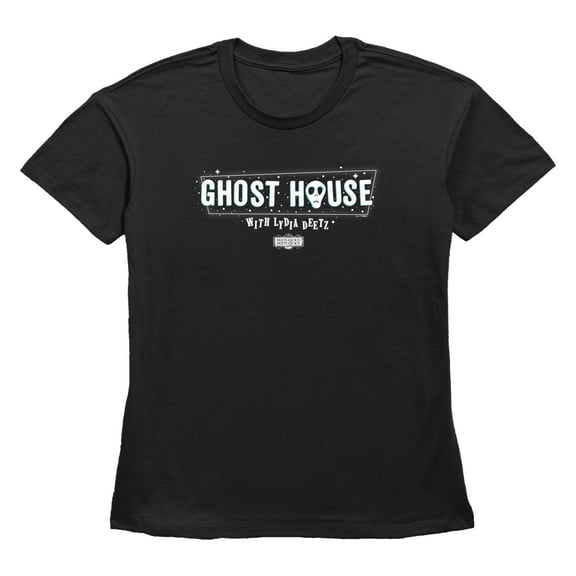 Women's Beetlejuice Beetlejuice Ghost House With Lydia Deetz  Graphic T-Shirt