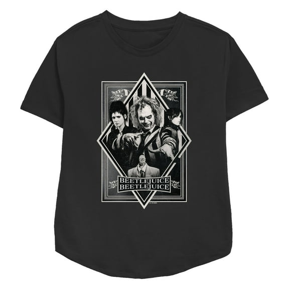 Women's Beetlejuice Beetlejuice Team Poster  Graphic T-Shirt