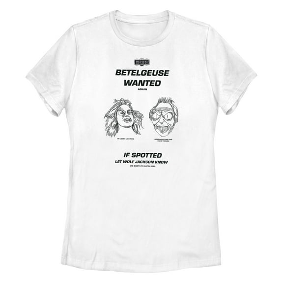 Women's Beetlejuice Beetlejuice Wanted Again Graphic T-Shirt