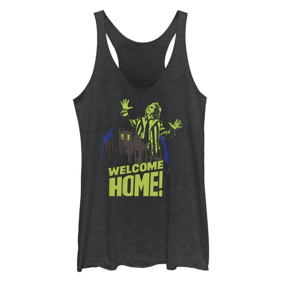 Women's Beetlejuice Beetlejuice Welcome Home  Racerback Tank Top