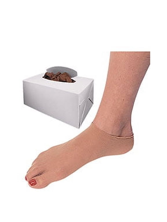Women's Beige Sewn Bottom Footlets - Box of 144