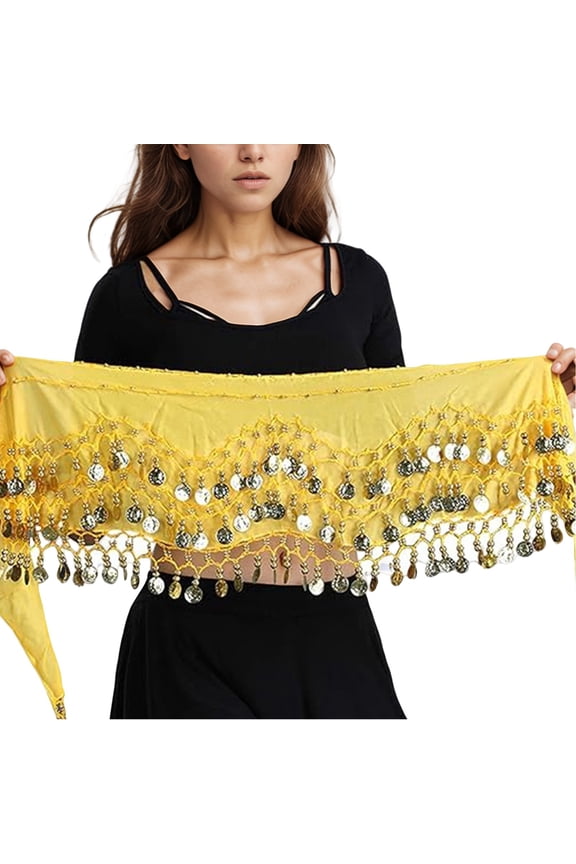Women's Belly Dance Scarf Chiffon with Flowing for Performance Practice