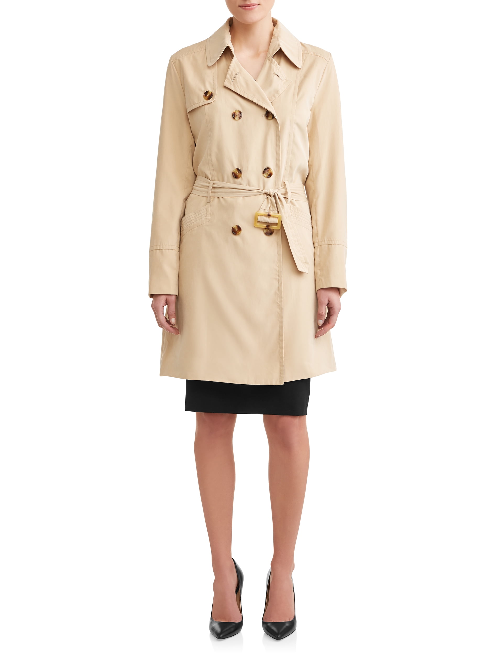 Women's Belted Trench Coat