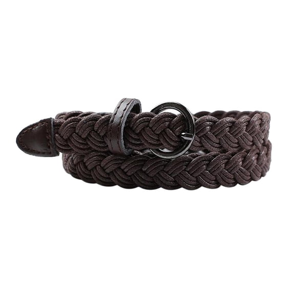 Women's Belts Leather Belts Woven Leather Belts Belt with Metal Buckle, Gift for Women , 105x1.5cm