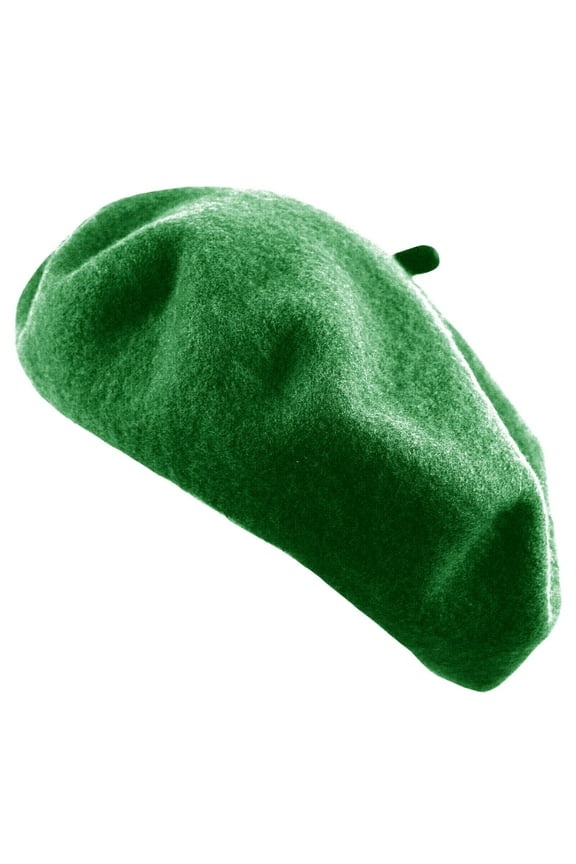 Women's Beret Hat French Style Artist Cap Solid Color TZ Promise Wool Casual Classic