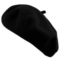 Women's Beret Hat French Style Artist Cap Solid Color Wool Casual Classic
